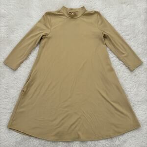 LTX Sportswear Women's Mustard Mini Swing Dress - Size Small
 b88